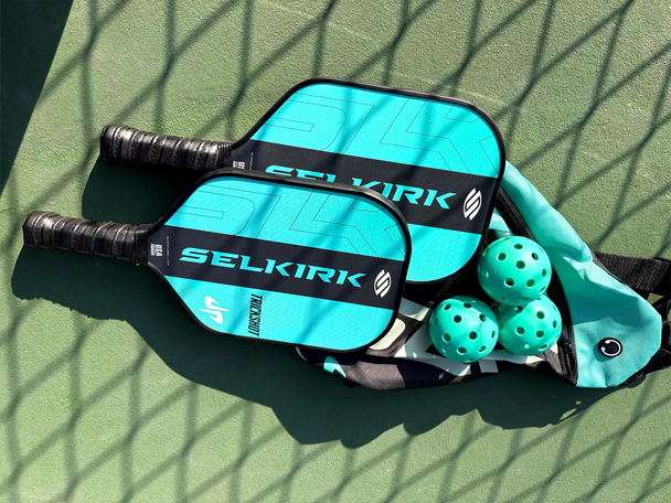 Selkirk x Dude perfect trickshot pickleball paddle set